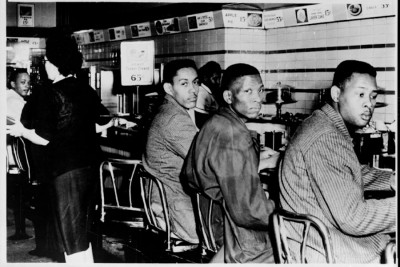 The 1960 sit-in at a whites-only lunch counter in Greensboro, NC is often cited as the beginning of the civil rights movement. (Photo from Library of Congress)