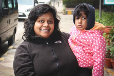 Rebecca Peacock in Seattle with her daughter. Both mother and daughter were adopted from India. (Courtesy Photo)