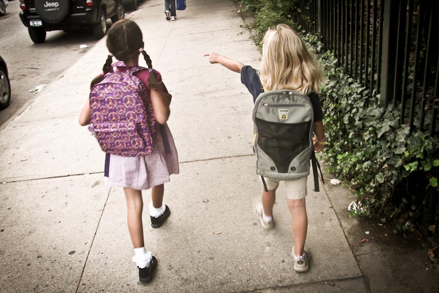 The first day of school is uncertain enough without racializing kids. (Photo from Flickr by Eden, Janine and Jim)