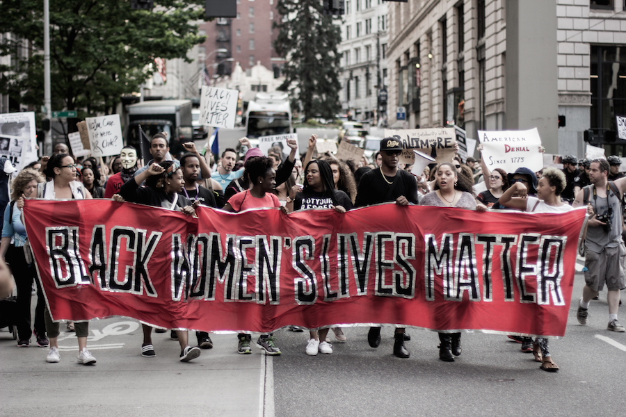 #BlackLivesMatter March on Seattle in solidarity with Baltimore and Freddie Gray on May. 9. (Photo by Jama Abdirahman)