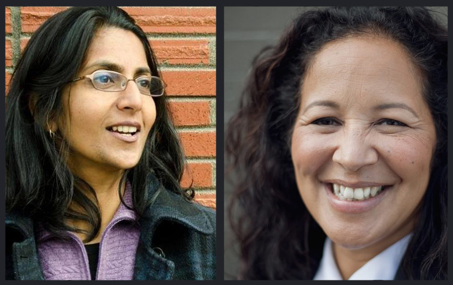 Pamela Banks (right) is challenging incumbent Kshama Sawant (left) for City Council District #3, which includes the Central District and Capitol Hill.