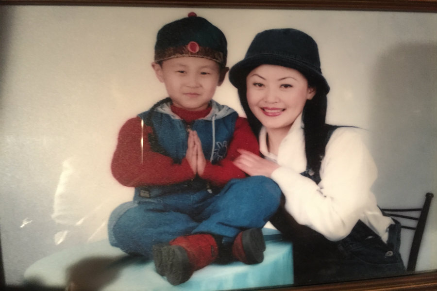 My mom and I in China before we moved to Boise, Idaho. (Courtesy photo)