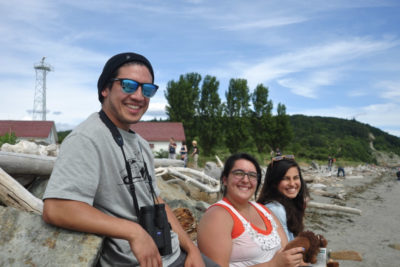 David García, Kimberly Gonzalez and Michelle Piñon are ambassadors for the Washington chapter of Latino Outdoors. They all grew up in different parts of southern California and share a passion for the outdoors and the environment. (Photo by Yvonne Rogell)