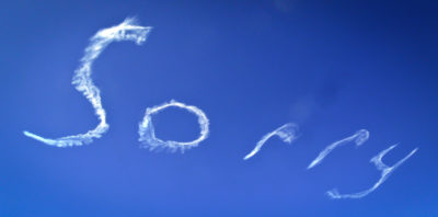 Sky writing over Sydney, Australia on National Sorry Day, when the country atones for historic mistreatment of its indigenous population. (Photo from Flickr by butupu)