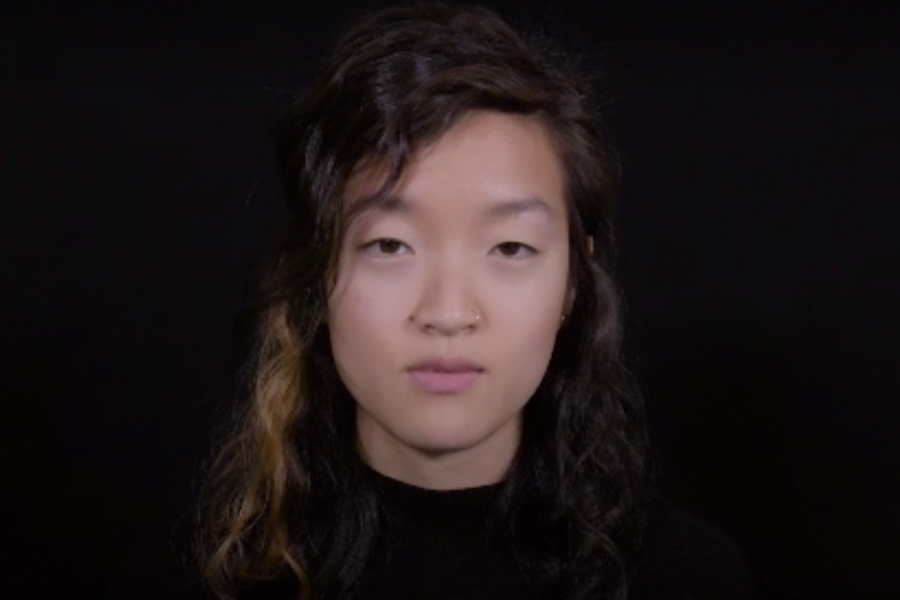Screenshot from a New York Times video where Asian Americans recount stories of racially charged encounters.